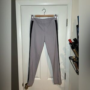 VINCE Lilac Cropped Pants with Black Side Stripes size 0
